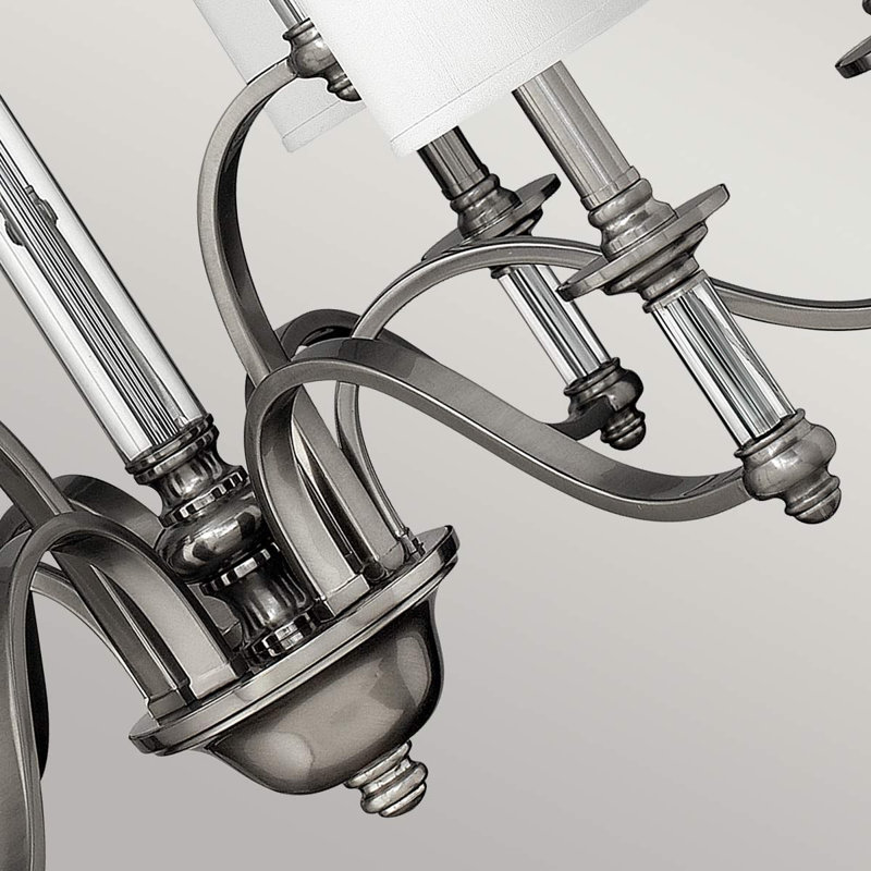 Reichman 9 - Light Shaded Chandelier