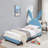 Cimahi 2 Pieces Upholstered Platform Bed With Headboard-95215416