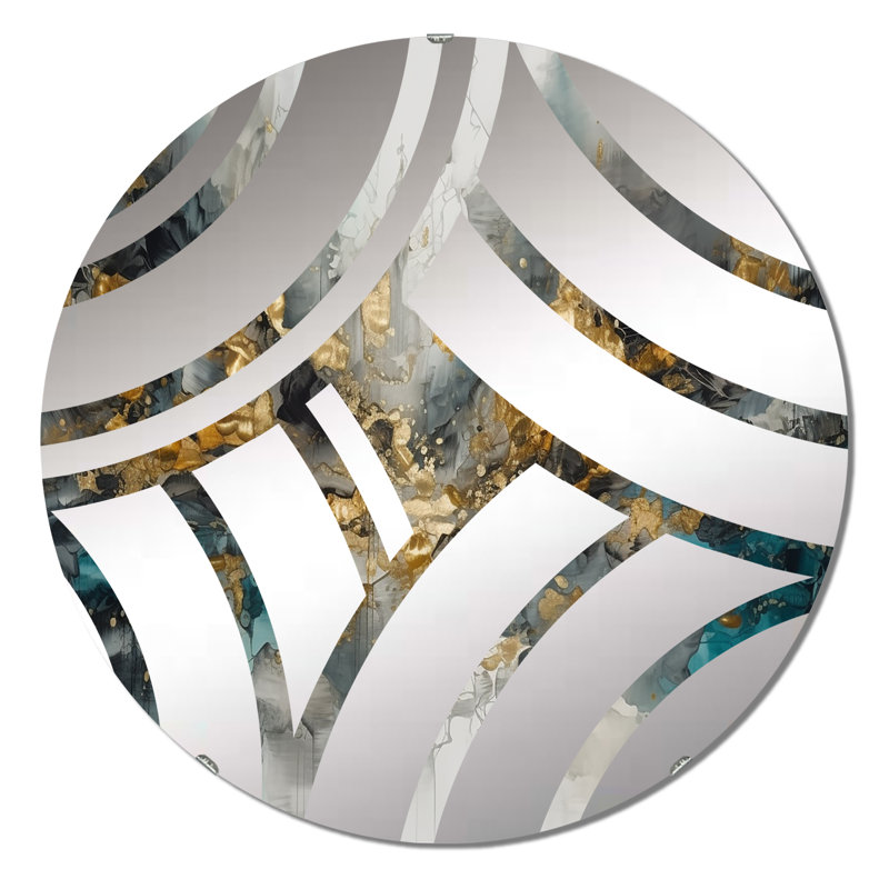 Miroir décoratif Aldey, 23,6 po x 23,6 po