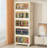 5-layer collapsible storage bins with magnetic doors,plastic lockers with wheels
