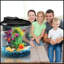 Aquarium 360 gallons en plastique avec filtre d'alimentation et éclairage DEL Aquaview pour poissons tropicaux - Betta Fish