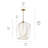 Delvin 4 - Light Steel Dimmable Square Chandelier-1554841593-1582761400