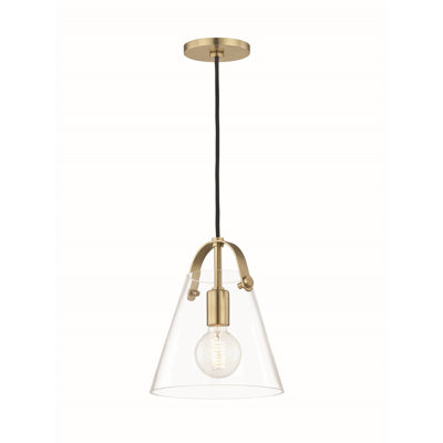 Single Light Glass Pendant