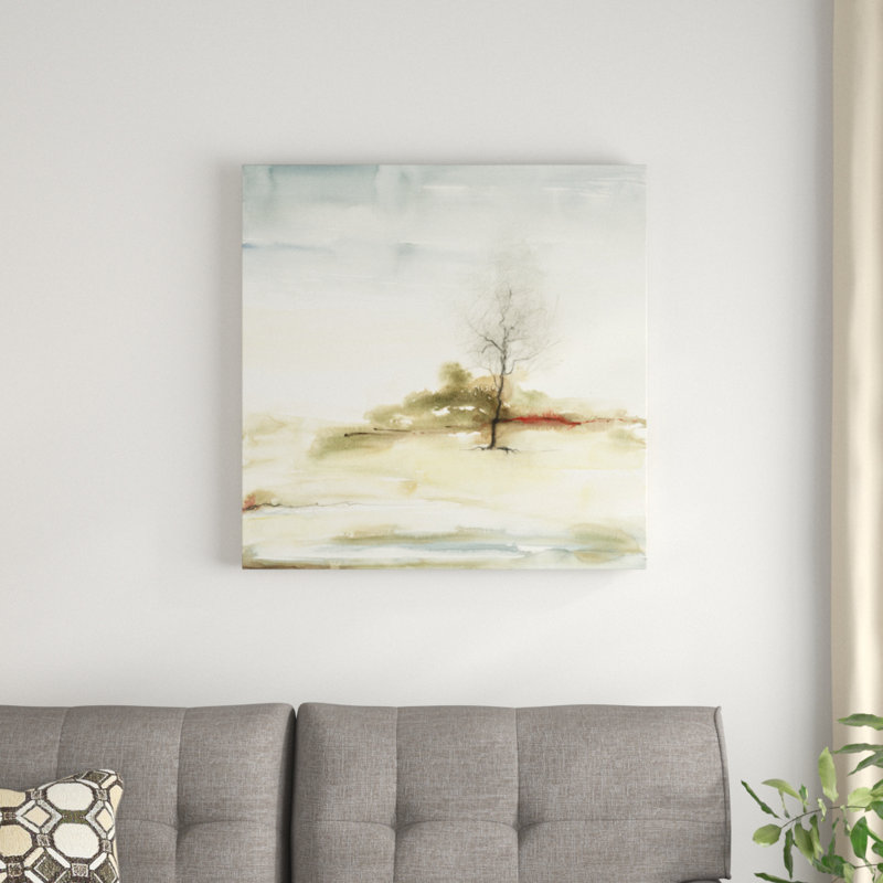 «Solstice 1», peinture sur toile, H 30 po x l 30 po