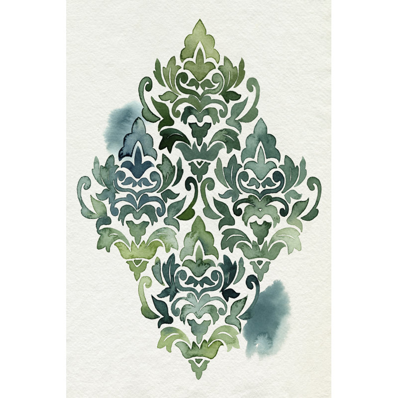 Motif d'algue et d'azule I, H 18 po x l 12 po x P 1,25 po