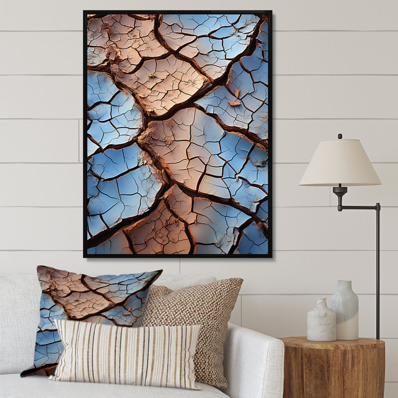 Désert du sable II, reproduction d'art sur toile, H 32 po x l 24 po x P 1 po, Noir