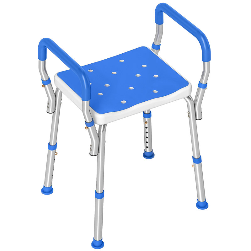 Shower Stool, Blue