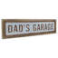 Décoration murale cadre en bois traditionnel pour le garage de dad