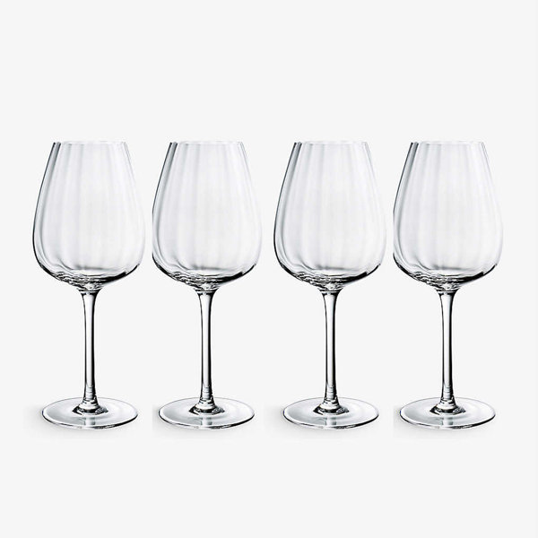 Villeroy & Boch Entrée Rotweingläser 4er Set – 480 Ml, Kristallglas – Klare Gläser
