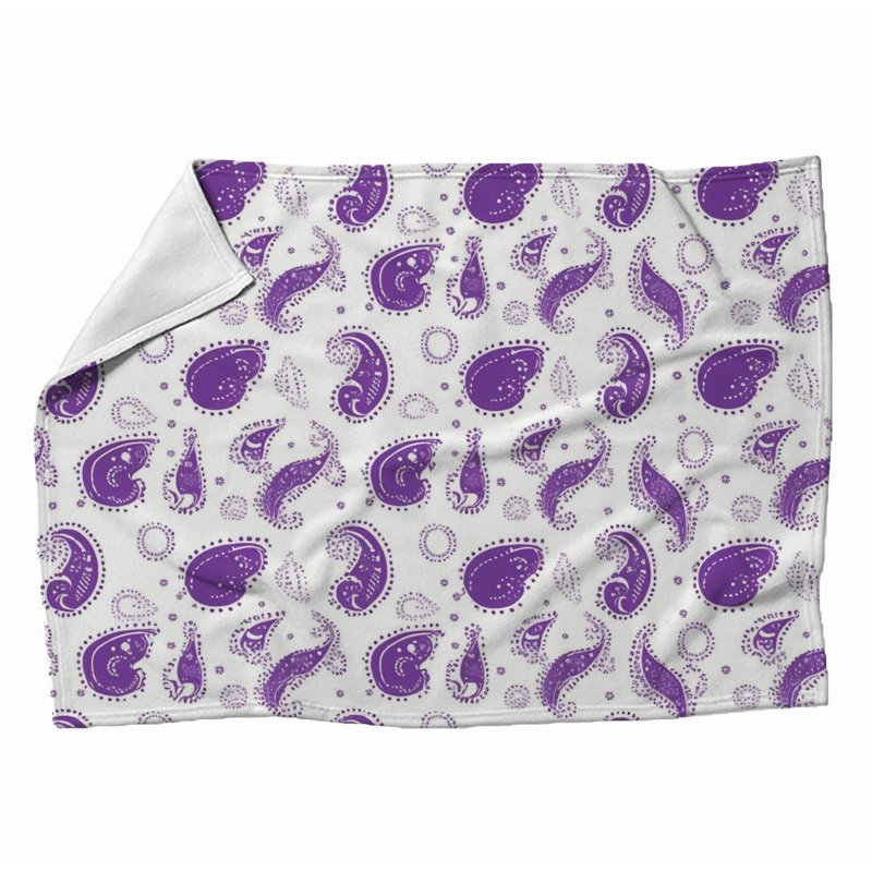 Machine Printed Throw Blanket, Throw