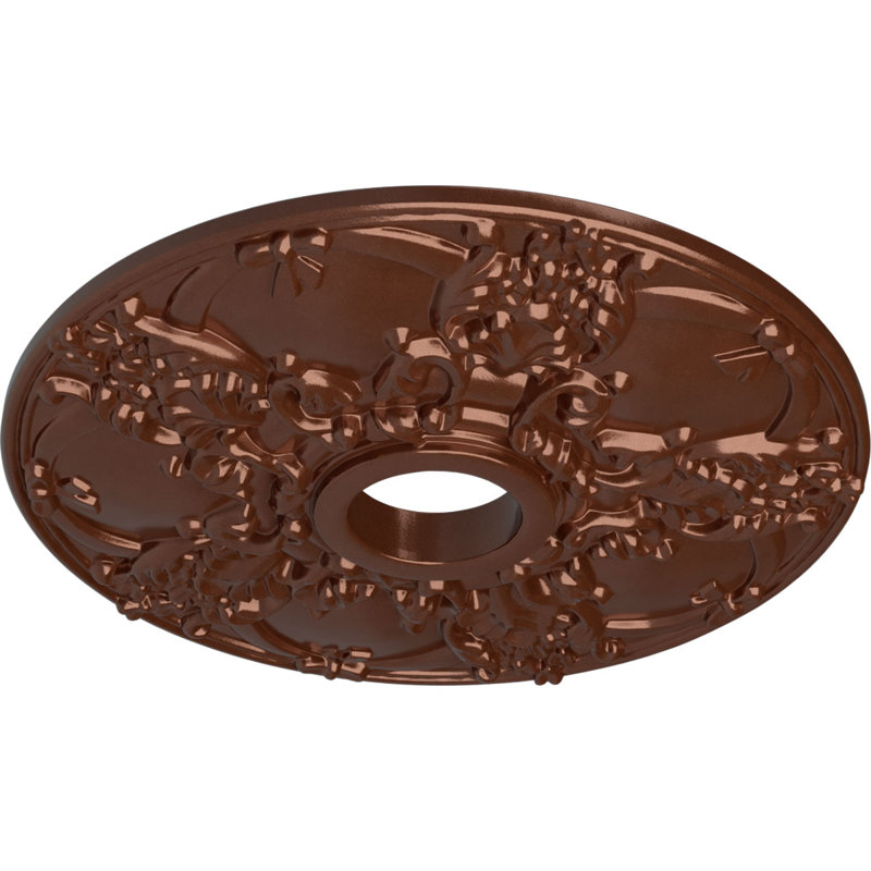 18 po de diamètre extérieur x 3 1/2 po de diamètre intérieur x 1 3/8 po de médaillon de plafond Norwich (convient aux auvents jusqu'à 4 1/2 po)