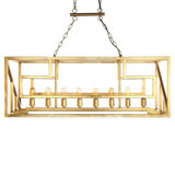 Athens 8 - Light Kitchen Island Linear Pendant