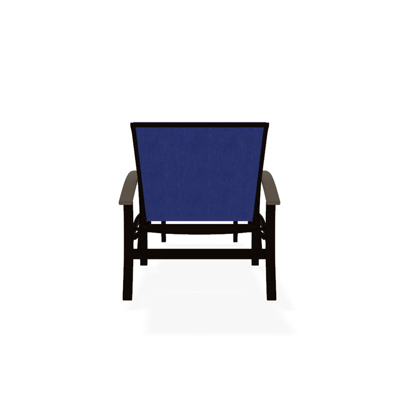 Belle Isle Outdoor Chaise Lounge, Atlantis Royal Blue Sunbrella®, Desert P60, Textured Kona