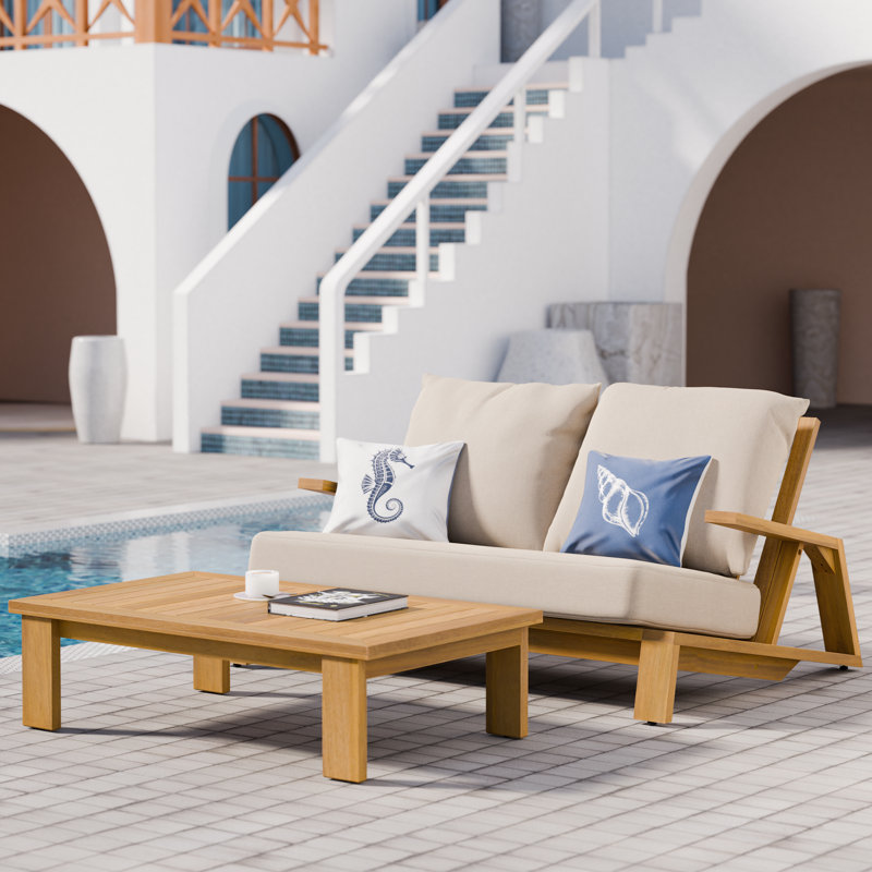 Ali loveseat with coffee table