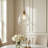 Teandrea 1-Light 7.8" W Dimmable Pendant with Adjustable Length