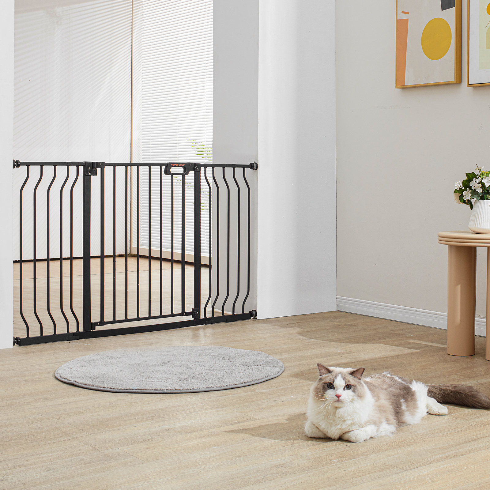 Steel pet outlet gate