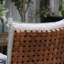 Swivel Outdoor Patio Dining Armchair with Cushion