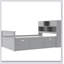 Captain Platform Bed Frame With Storage Bookcases And Shelves,Four Drawers-1896811455