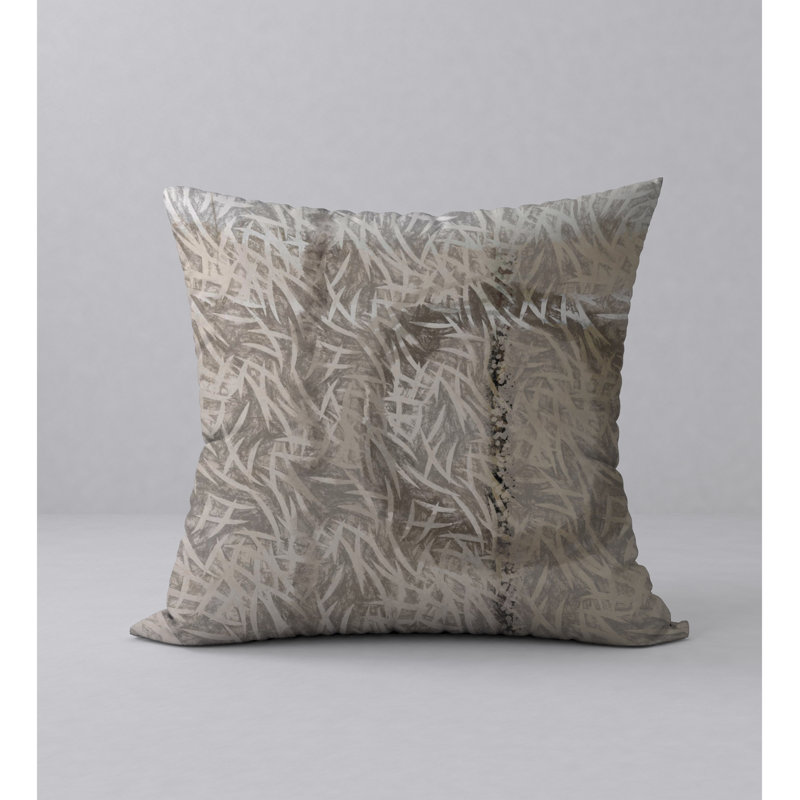 Abstract Throw Pillow, 18" x 18"