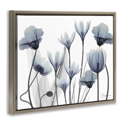 Delicate Mixed Chic Blooms Floating Frame, design by Albert Koetsier