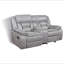 Causeuse-fauteuil rembourrée taupe Brazelton-1179131647
