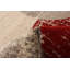 Tapis abstrait ivoire / rouge Jurgita-1492627006
