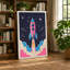 Rocket to the Stars Modern - Wrapped Canvas-1727510243-1727510251