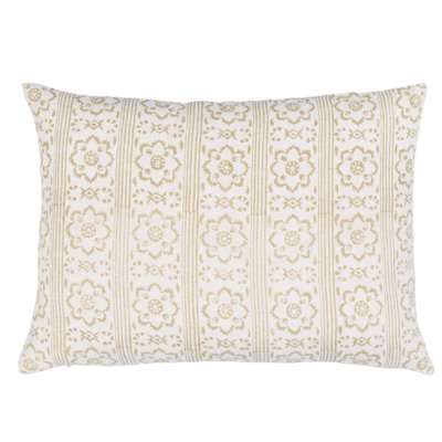 Sunda Hand Blocked Print Pillow