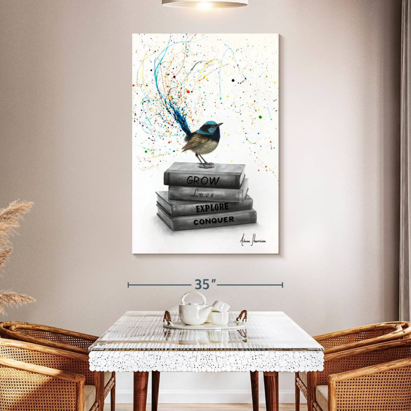 Brampt Building Books, 51" H x 34" W
