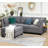 Marmie 88.6" Upholstered Modular Sectional-456117463