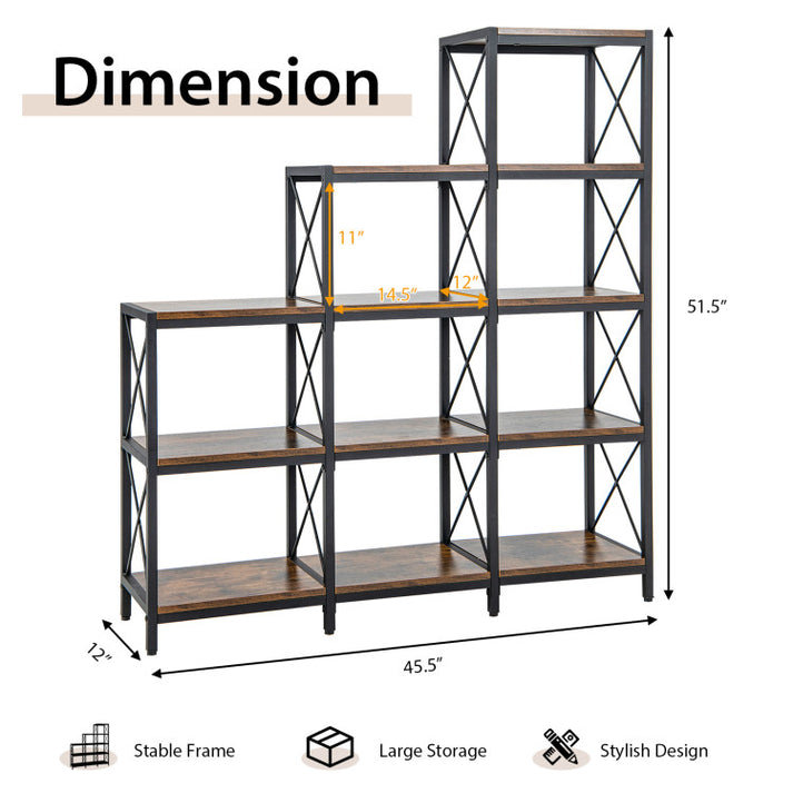 51.5''H X 45.5''W Sarek Bookcase