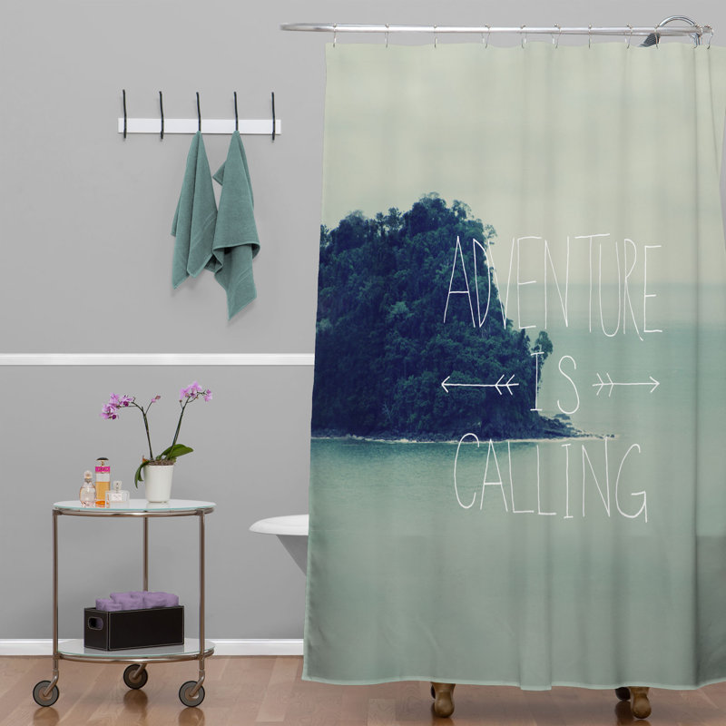 Greear Floral Shower Curtain