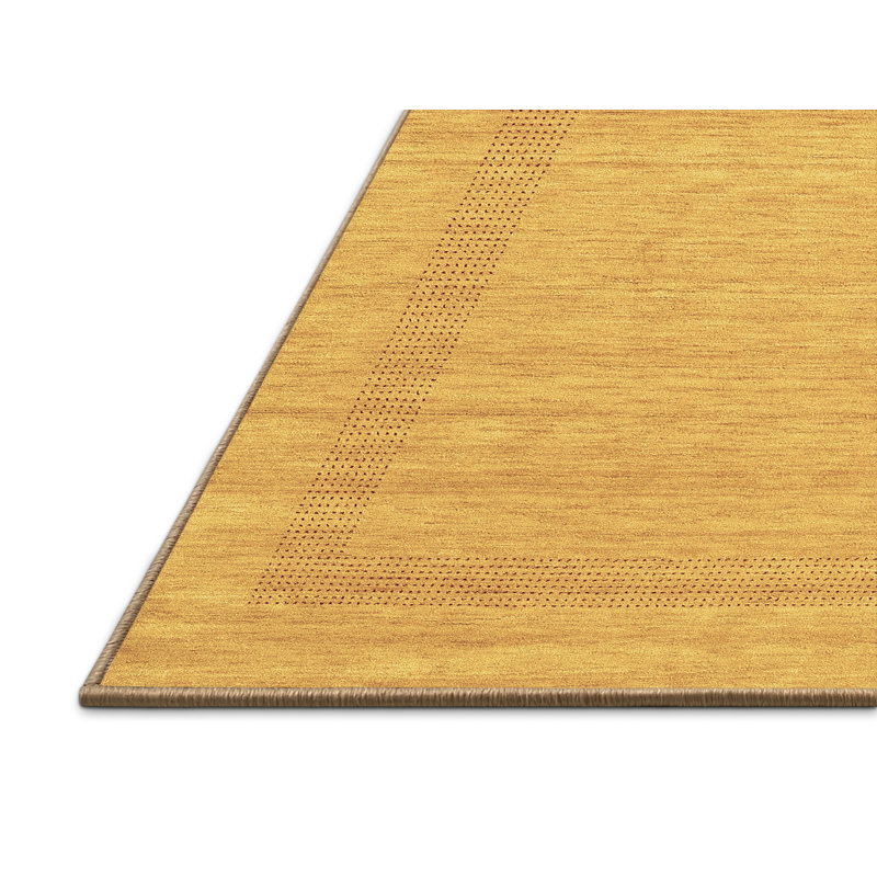 Tapis géométrique en laine et en polyester tissé à la machine Dorlee, Rectangle 2 pi x 3 pi