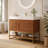 36" Modern Bathroom Vanity with Sintered Stone Top and Seamless Ceramic Sink-136268376