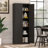 2 Doors Metal Storage Cabinet With Adjustable Shelves, Durable Steel Kitchen Pantry For Versatile Use In Home And Office