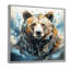 Représentation abstraite d'un mouvement d'ours sur toile-930926952-930926960