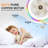 19.7 Inch Aluminum/Iron 1 Piece Ceiling Fan White Flush Mount LED Dimmable Light Remote Control