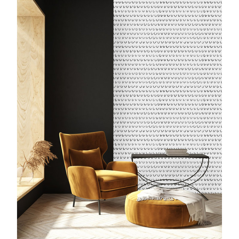 Peel & Stick Abstract Tile, 2.08' W x 10.42' L