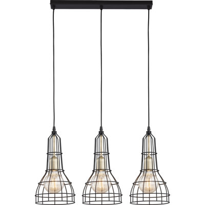 Aashvi 3 - Light Stainless Steel Kitchen Island Pendant