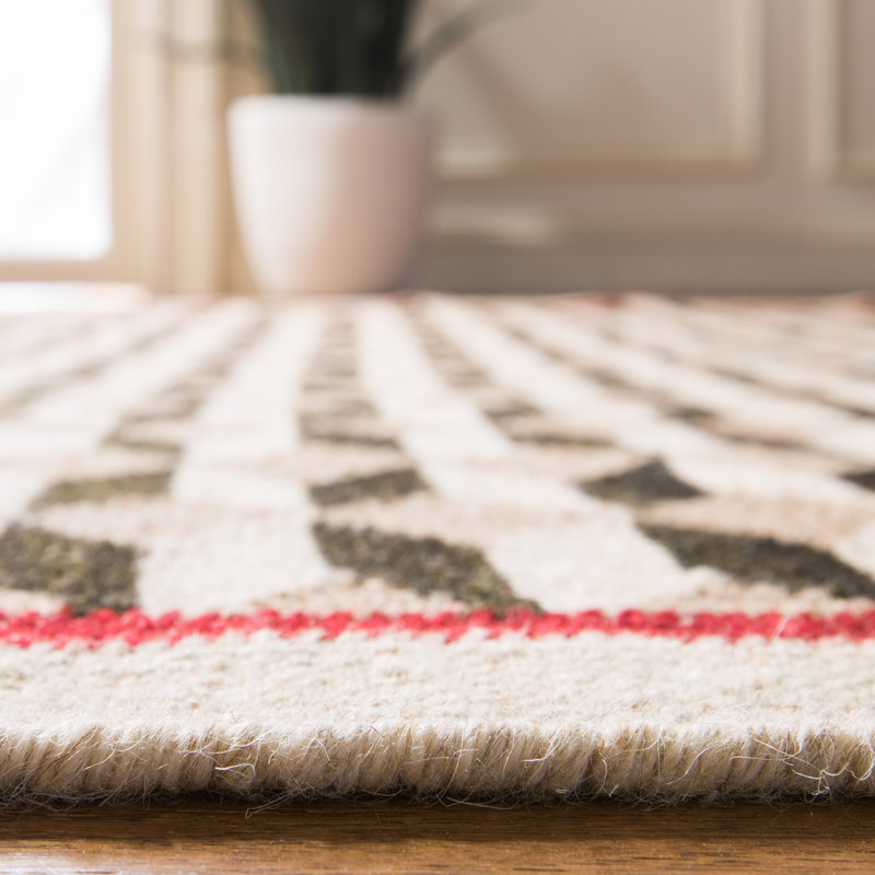 Ralph Lauren Tumbling Water Wool Geometric Rug, Rectangle 4' x 6'