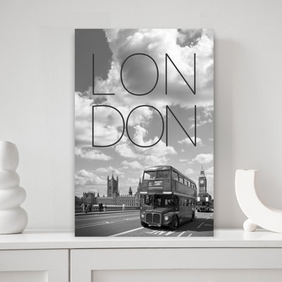 «London Bus Big Ben», art abstrait de la ville, architecture abstraite