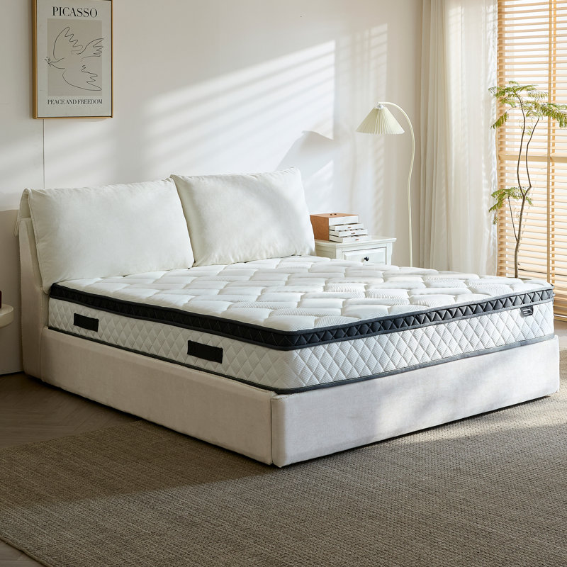 Matelas hybride ferme en mousse à mémoire de forme dans une boîte, Double, 10"