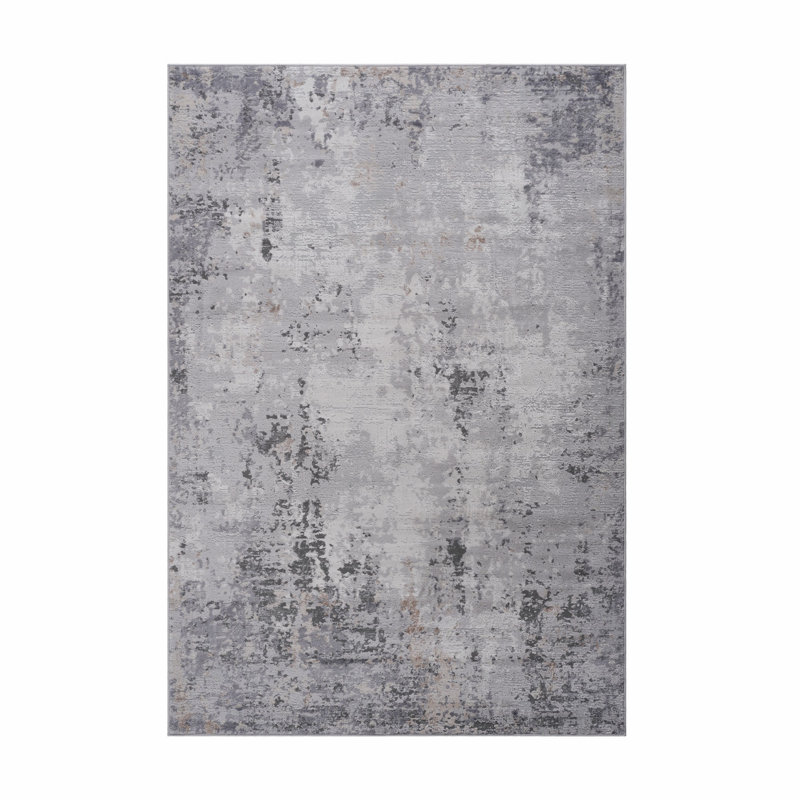 Abstract Area Rug For Office, Living Room And Bedroom, Rectangle 7'9" x 10'