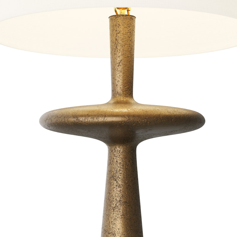 Putney Floor Lamp, Antique Brass
