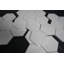 Bianco Dolomite 4 "hexagonal brillant
