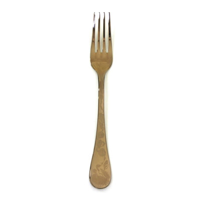 Venere Table Fork - 12 Pieces - Bronze