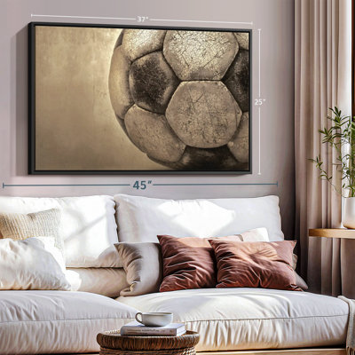 " Worn Soccer Ball "