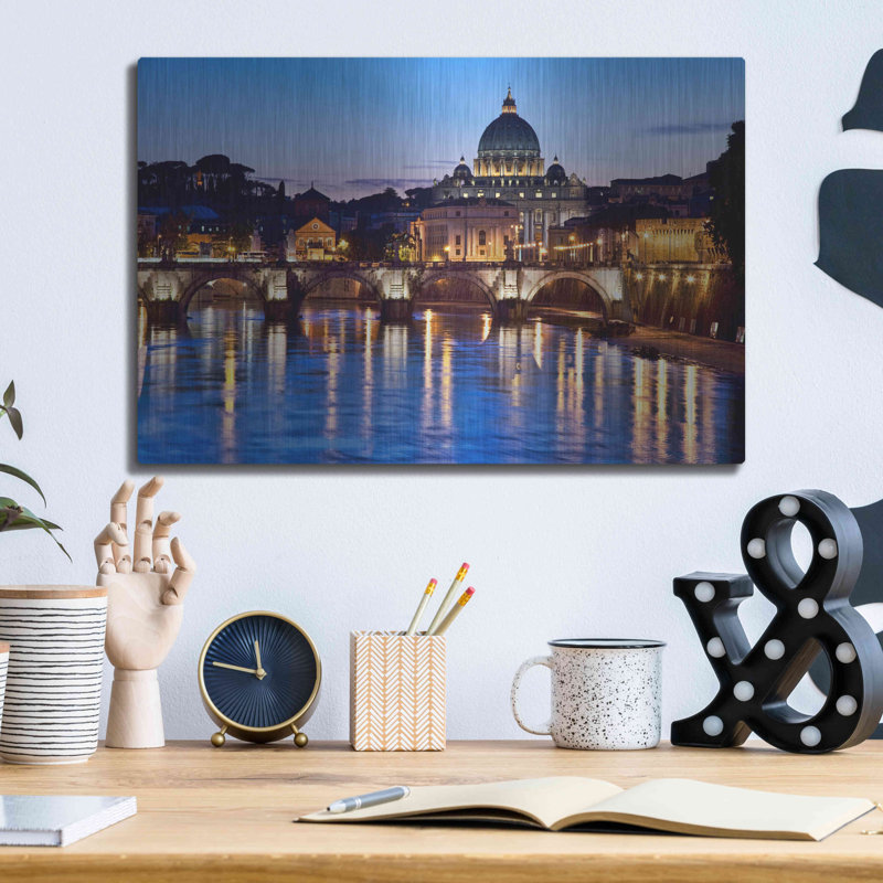 «Evening Reflections», art mural en métal, H 12 po x l 16 po
