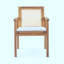 Ensemble de 2 chaises de patio avec coussin moelleux