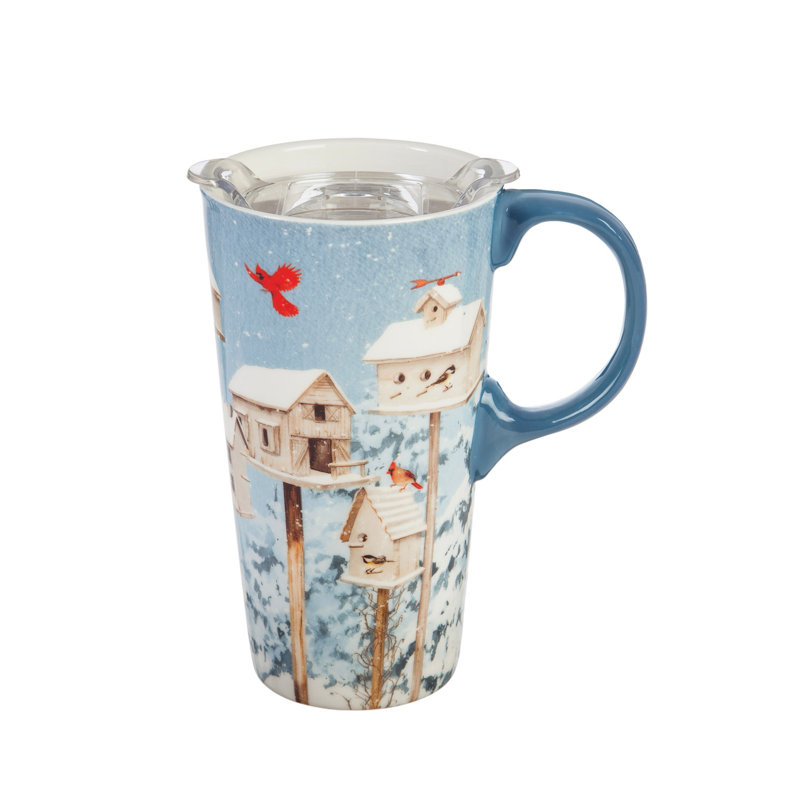 Grande tasse de voyage cabanes fêtes Karle